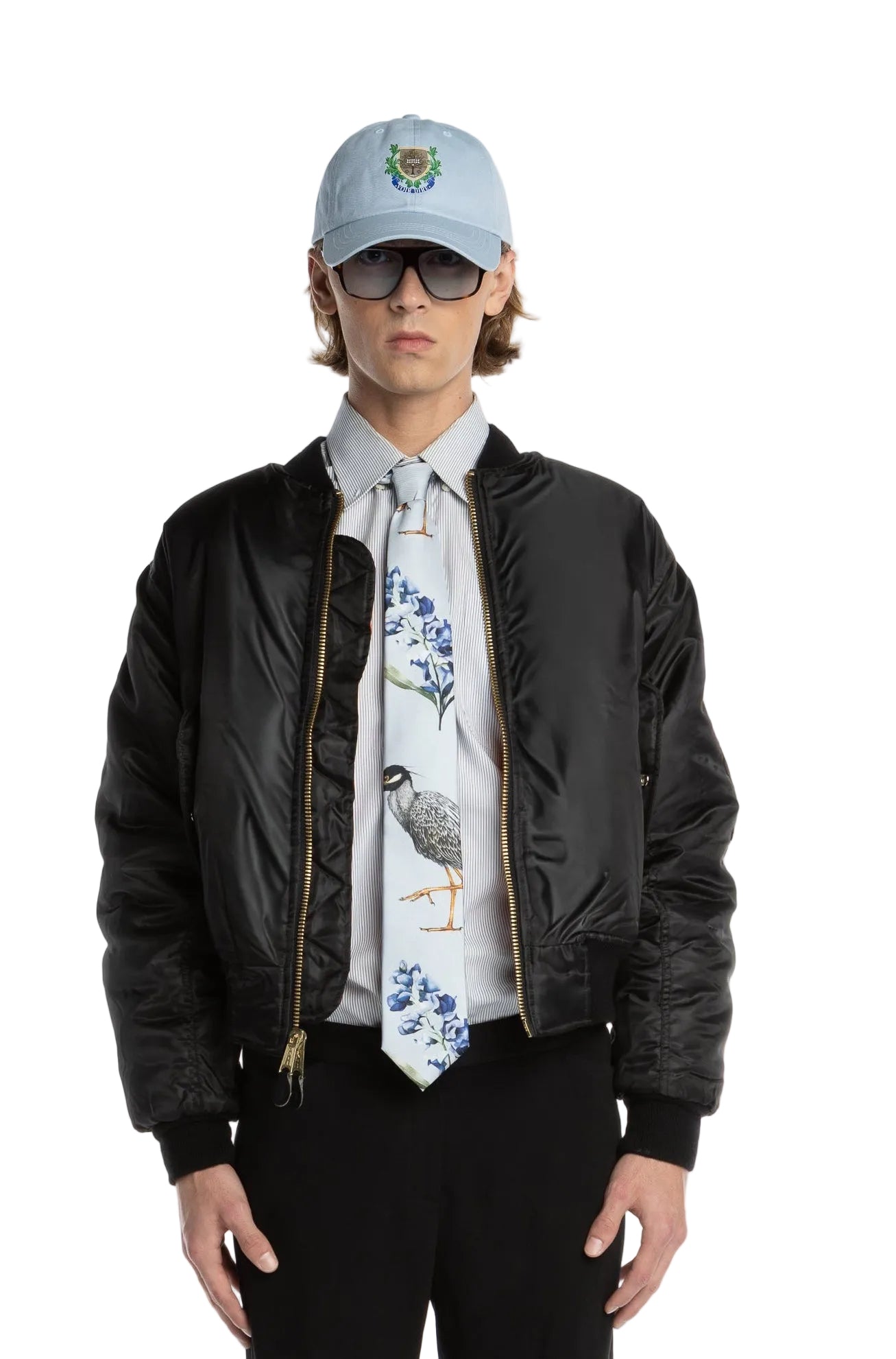 Blue Bonnet Heron Tie